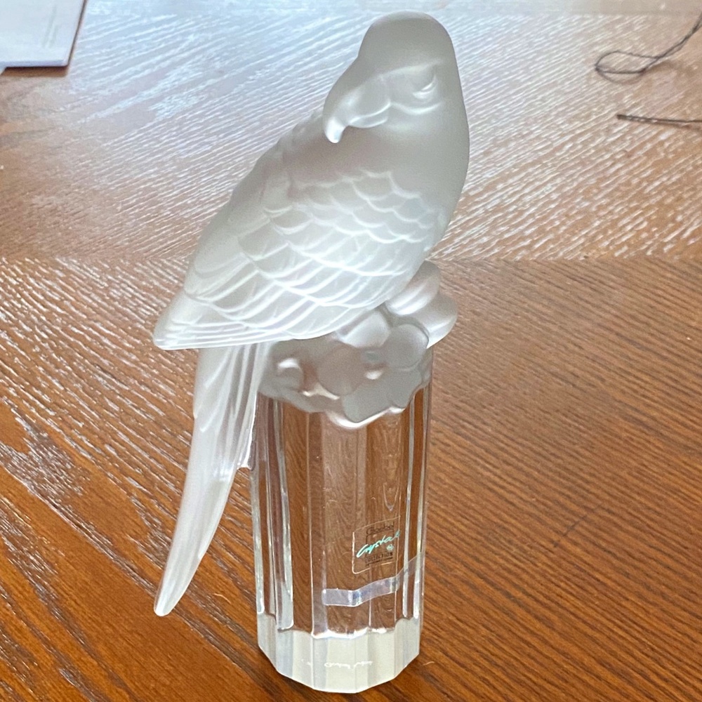 Goebel Lead Crystal Hawk Paperweight